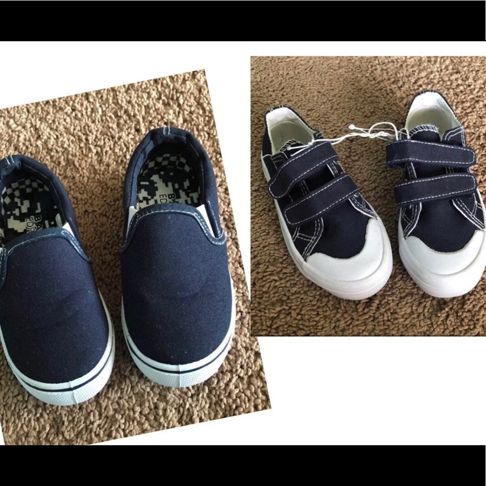 Basic Editions 2 pair toddler shoes